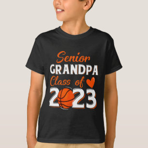 T-shirt Fier grand-père d'un basketteur senior 2023