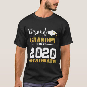 T-shirt Fier grand-père d'un Blanc 2020