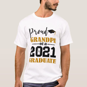 T-shirt Fier grand-père d'un diplômé de 2021