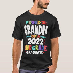 T-shirt Fier grand-père d'un diplômé de 2e année 2022