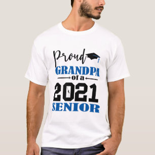 T-shirt Fier grand-père d'un Senior 2021