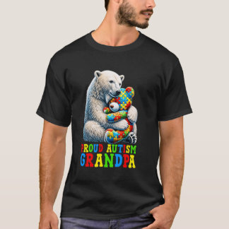 T-shirt Fier grand-père ours de la sensibilisation à l'aut