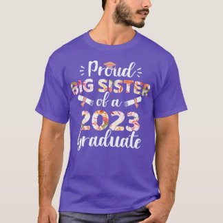 T-shirt Fier grande soeur d'un diplômé de 2023 pour l'éduc
