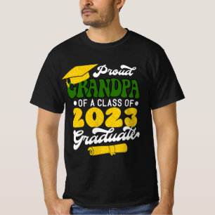 T-shirt Fier GRANDPA d'une classe d'or 2023 Graduate