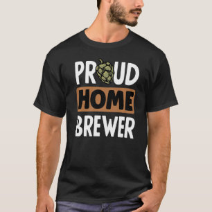 T-shirt Fier Home Brasserie Brasserie brassage de houblon