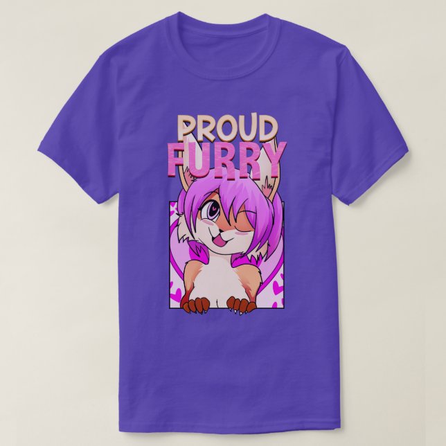 T-shirt Fier I Furries Cosplay Fandom 1 (Design devant)