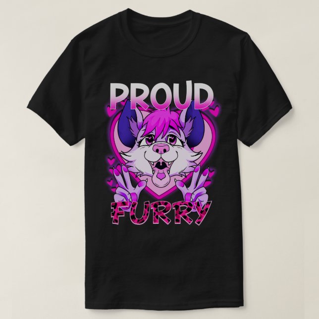T-shirt Fier I Furries Cosplay Fandom 7 (Design devant)