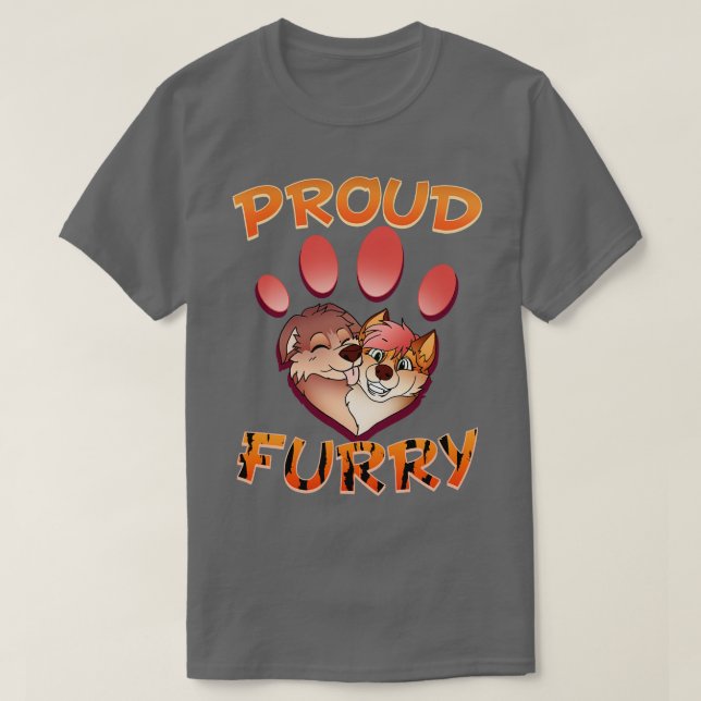 T-shirt Fier I Furries Cosplay Fandom 9 (Design devant)