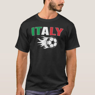 T-shirt Fier Italie Fans de football Jersey Drapeau Italie