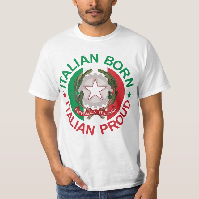 T-shirt Fier italien soutenu italien (Devant)