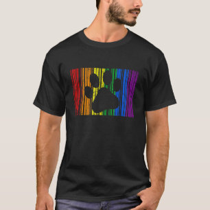 T-shirt Fier Lgbt Ally Furry Rainbow Fursuit Chat Chien Pa