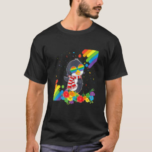 T-shirt Fier Lgbt Gay Penguin Pride Drapeau Rainbow Lgbtq