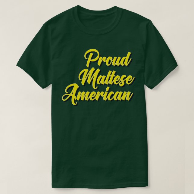 T-shirt Fier Maltais Américain (Design devant)