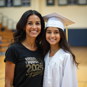 T-shirt Fier Mama d'un diplômé de 2025