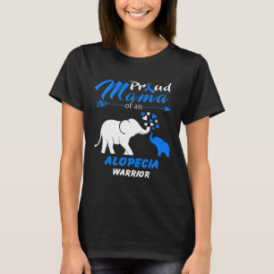 T-shirt Fier Mama D'Un Guerrier De L'Alopécie