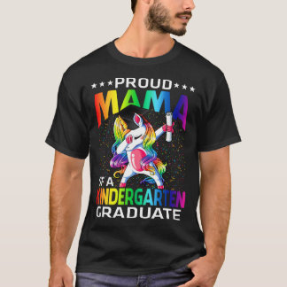 T-shirt Fier Mama D'Une Unicorne D'Enseignement Secondaire