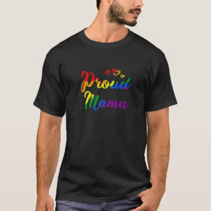 T-shirt Fier Mama Gay pride Drapeau Maman traditionnelle G