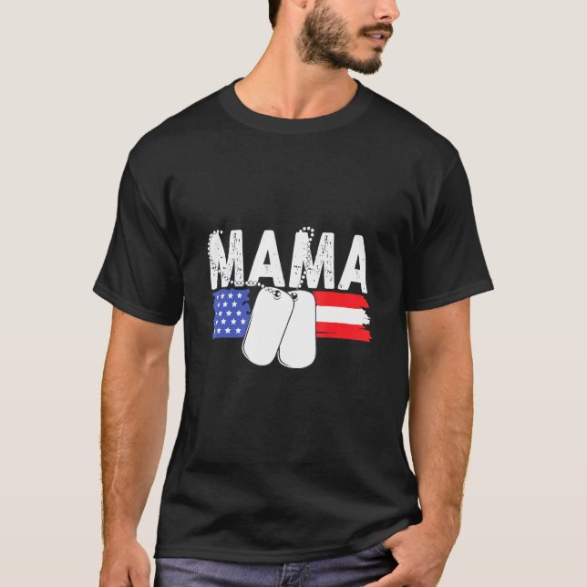 T-shirt Fier Mama Vétérinaire Jour (Devant)