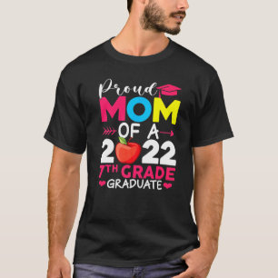 T-shirt Fier Maman Classe De 2022 Doctorat 7E Grade Doc