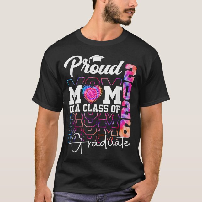 T-shirt Fier Maman Classe de 2026 Diplômé Senior 2026 Crav (Devant)