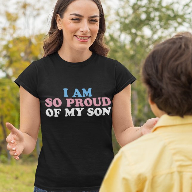 T-shirt Fier maman de Fils Transgenre Fête des Mères (Créateur téléchargé)