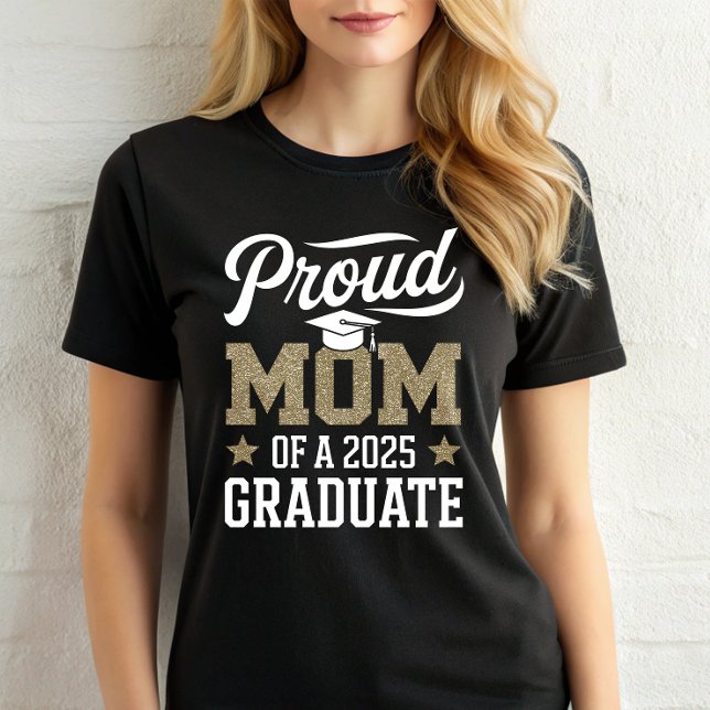 T-shirt Fier Maman de la classe de diplômés de 2025 Senior (Créateur téléchargé)