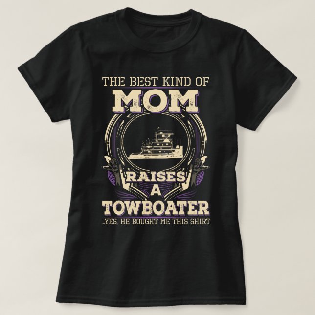 T-shirt Fier maman de Towboater (Design devant)