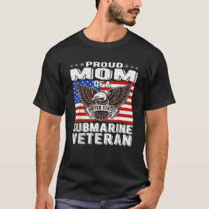T-shirt Fier Maman Du Sous-marin Américain Vétérinaire Pat