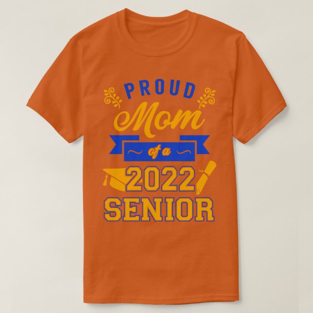 T-shirt Fier maman d'un 2022 Senior 2 (Design devant)