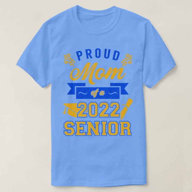T-shirt Fier maman d'un 2022 Senior 2 (Design devant)