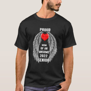 T-shirt Fier Maman D'Un Awsome 2022 Ange Senior Happy Mot