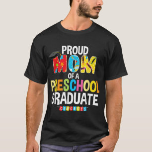 T-shirt Fier Maman D'Un Cadeau De Diplôme D'Études Préscol