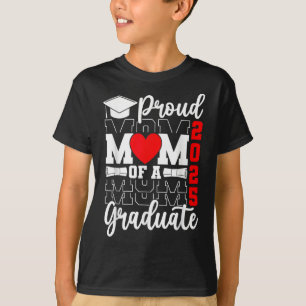 T-shirt Fier Maman D'Un Cl De 2025 Graduate Senior Maman G