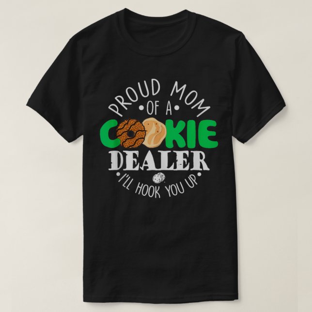 T-shirt Fier Maman D'Un Concessionnaire De Cookie 8 (Design devant)