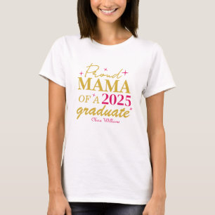 T-shirt Fier maman d'un diplômé