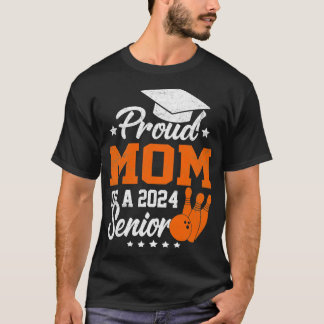 T-shirt Fier Maman D'Un Diplômé Supérieur De Bowling 2024