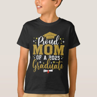 T-shirt Fier Maman D'Un Graduate Maman 2025 Graduation 202