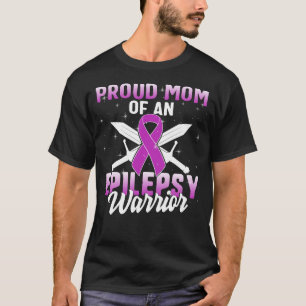T-shirt Fier Maman D'Un Guerrier De L'Épilepsie, Épilepsie