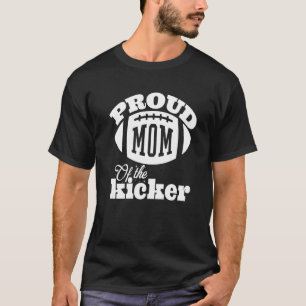 T-shirt Fier maman d'un Kicker Silouhette Family football