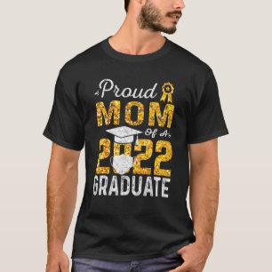 T-shirt Fier Maman D'Un Masque Visage De 2022 Pour Diplômé