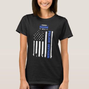 T-shirt Fier maman d'un policier en état de détresse