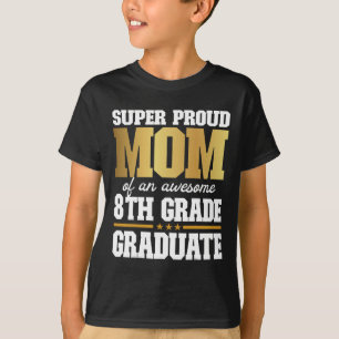 T-shirt Fier Maman D'Un Superbe Diplômé De 8E Année 2024 2