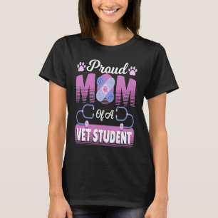 T-shirt Fier maman d'un vétérinaire étudiant vétérinaire