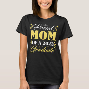 T-shirt Fier Maman D'Une Classe De 2023 Diplômé Senior 23