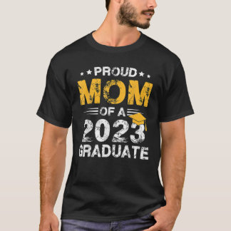 T-shirt Fier Maman D'Une Classe De Diplômé Senior 2023