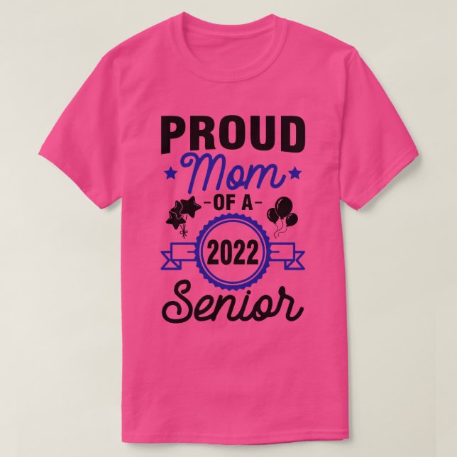 T-shirt Fier Maman D'Une Classe Secondaire 2022 De Jour De (Design devant)