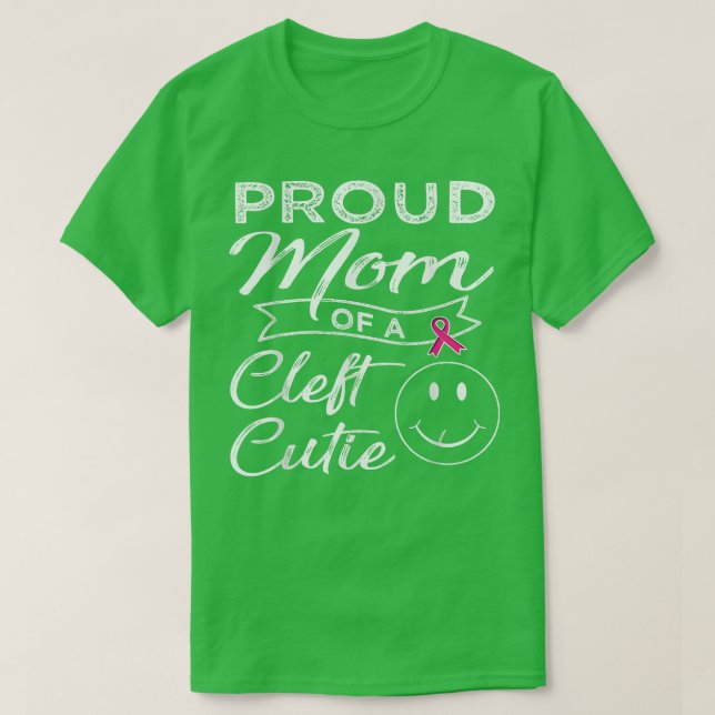 T-shirt Fier Maman D'Une Cutie Gauche Conscience T (Design devant)