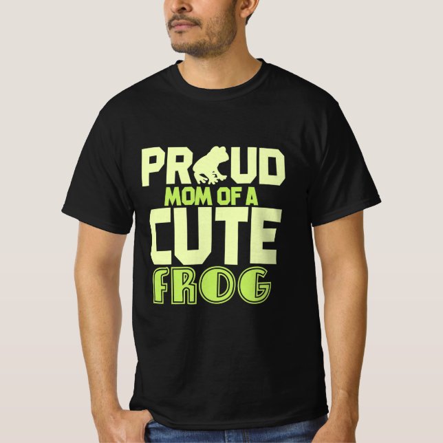 T-shirt Fier Maman D'Une Gelée Mignonne (Devant)