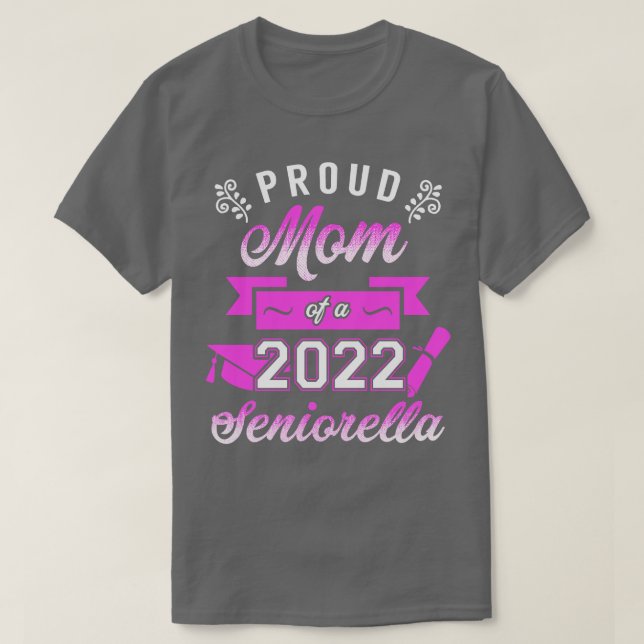 T-shirt Fier maman d'une Seniorella 2022 (Design devant)
