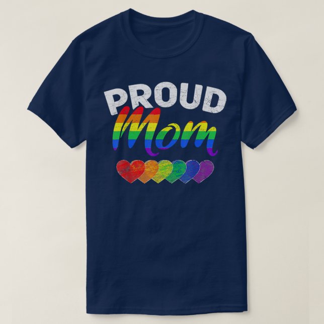 T-shirt Fier Maman LGBTQ Gay pride Queer Fête des mères ca (Design devant)